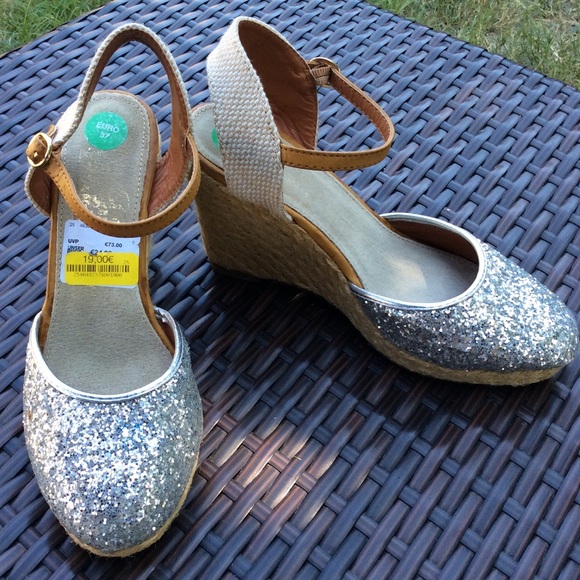 XTI ESPADRILLE GLITTER SANDALS - Picture 8 of 8